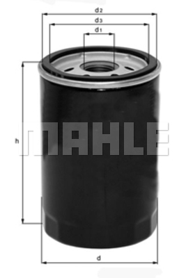 Filtr oleju KNECHT OC 323