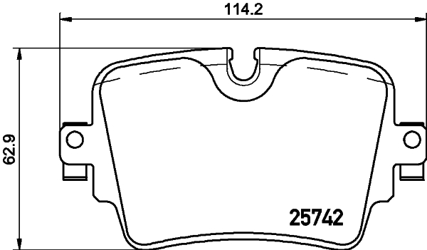 Klocki hamulcowe HELLA 8DB 355 021-391