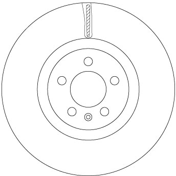 Tarcza hamulcowa TRW DF6983S