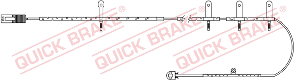 Czujnik zużycia klocków QUICK BRAKE WS 0217 A