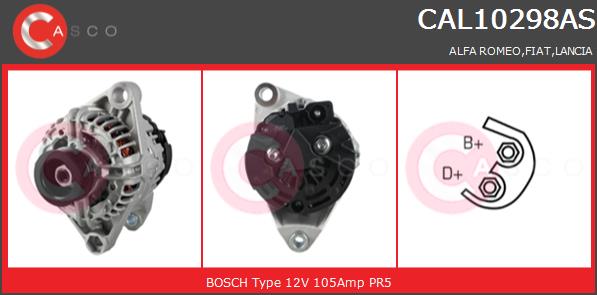 Alternator CASCO CAL10298AS