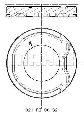 Tłok MAHLE 021 PI 00132 000