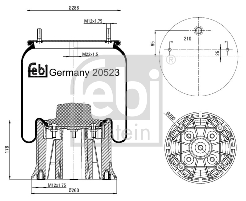 Miech powietrzny FEBI BILSTEIN 20523