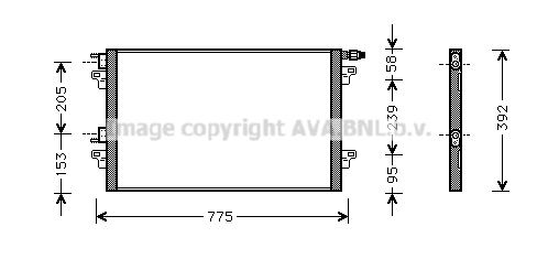 Skraplacz klimatyzacji AVA QUALITY COOLING RTA5280