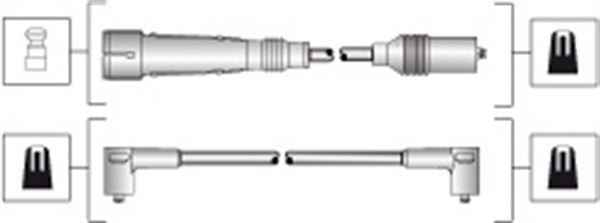 Przewody zapłonowe MAGNETI MARELLI 941318111283