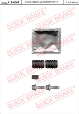Zestaw naprawczy zacisk hamulcowy QUICK BRAKE 113-0007