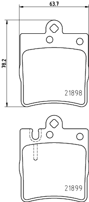 Klocki hamulcowe HELLA 8DB 355 008-451