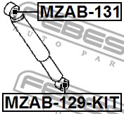Tuleja montażowa amortyzatora FEBEST MZAB-131