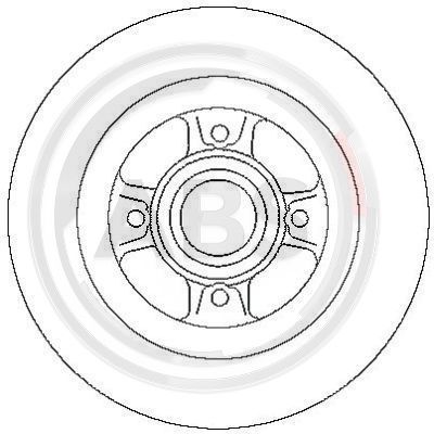 Tarcza hamulcowa A.B.S. 17029