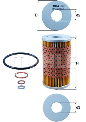 Filtr oleju KNECHT OX 47D