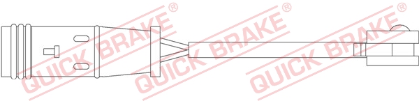 Czujnik zużycia klocków QUICK BRAKE WS 0242 A