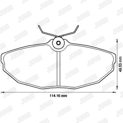 Klocki hamulcowe JURID 573237J