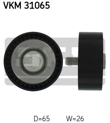 Rolka prowadząca paska osprzętu SKF VKM 31065