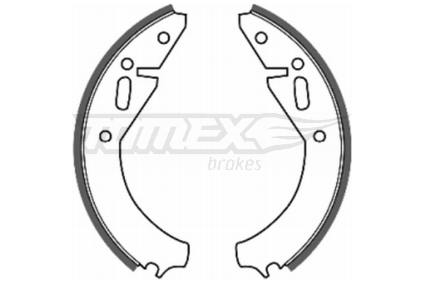 Szczęki hamulcowe TOMEX BRAKES TX 20-07