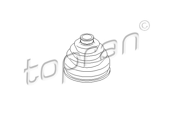 Osłona przegubu TOPRAN 104 059