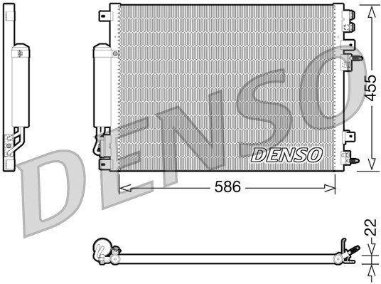 Skraplacz klimatyzacji DENSO DCN06001