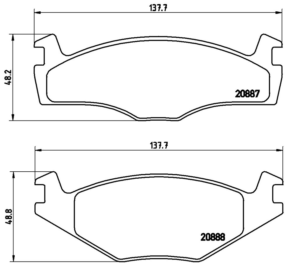 Klocki hamulcowe BREMBO P 85 024