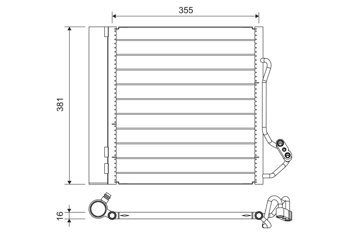 Skraplacz, klimatyzacja VALEO 822741