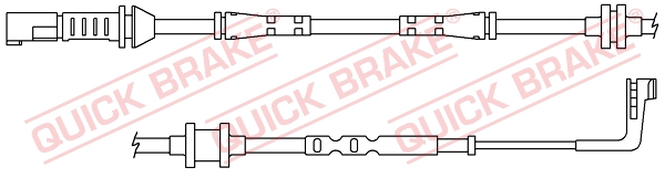 Czujnik zużycia klocków QUICK BRAKE WS 0383 A