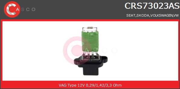Opornik wentylatora CASCO CRS73023AS