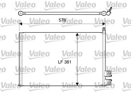 Skraplacz klimatyzacji VALEO 814083