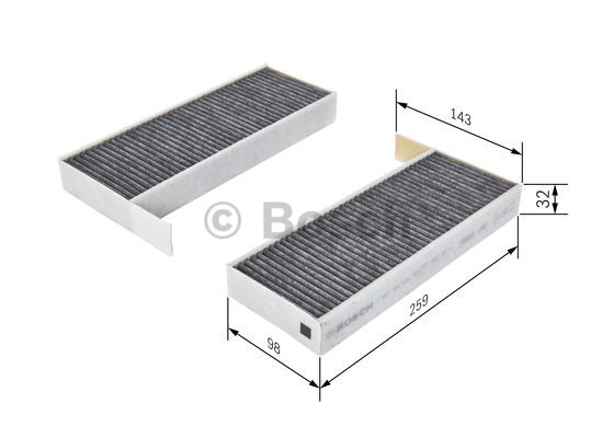 Filtr kabinowy BOSCH 1 987 435 525