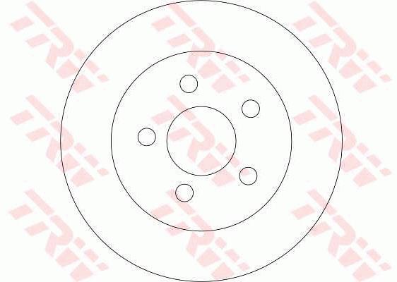 Tarcza hamulcowa TRW DF4336