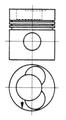 Tłok KOLBENSCHMIDT 92581610