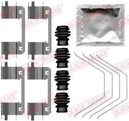 Zestaw akcesoriów montażowych  klocków hamulcowych QUICK BRAKE 109-0141