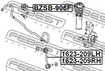 Guma stabilizatora FEBEST BZSB-906F