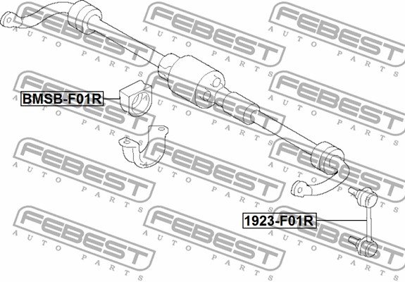 Łącznik stabilizatora FEBEST 1923-F01R