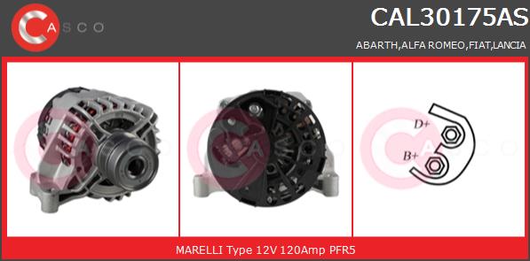 Alternator CASCO CAL30175AS