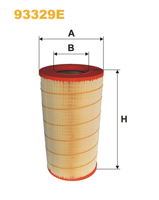 Filtr powietrza WIX FILTERS 93329E