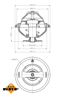 Termostat NRF 725098