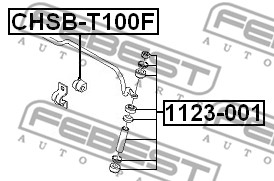 Łącznik stabilizatora FEBEST 1123-001