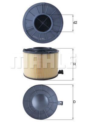 Filtr powietrza KNECHT LX 4411