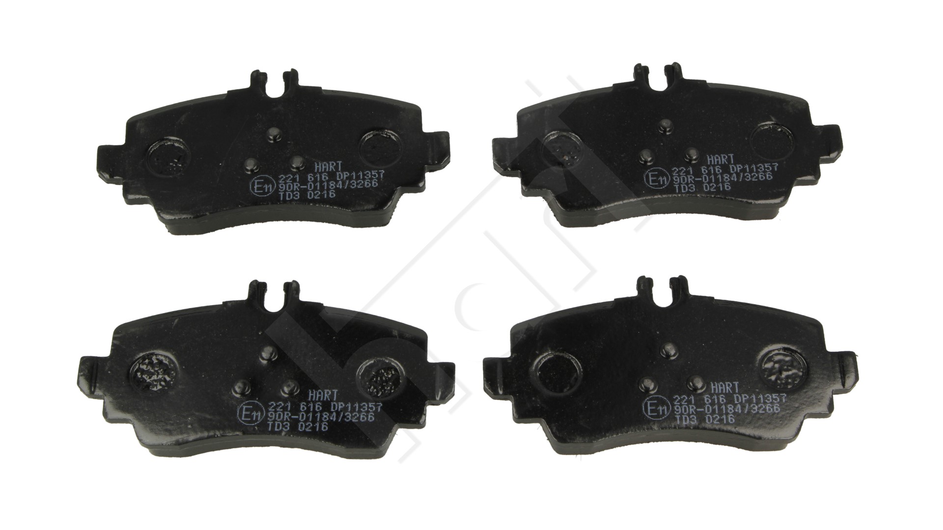 Klocki hamulcowe HART 221 616