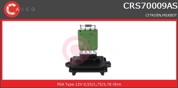 Opornik wentylatora CASCO CRS70009AS