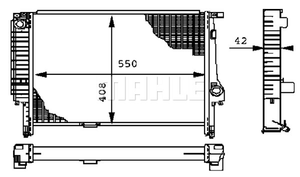 Chłodnica MAHLE CR 277 000P