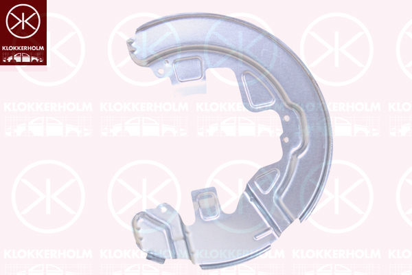 Panel rozbryzgiwujący, tarcza hamulcowa KLOKKERHOLM 9022378