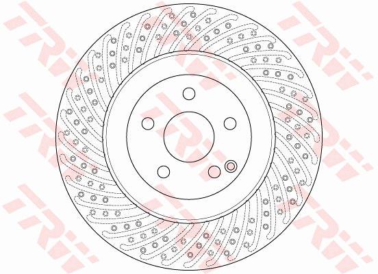 Tarcza hamulcowa TRW DF6242S