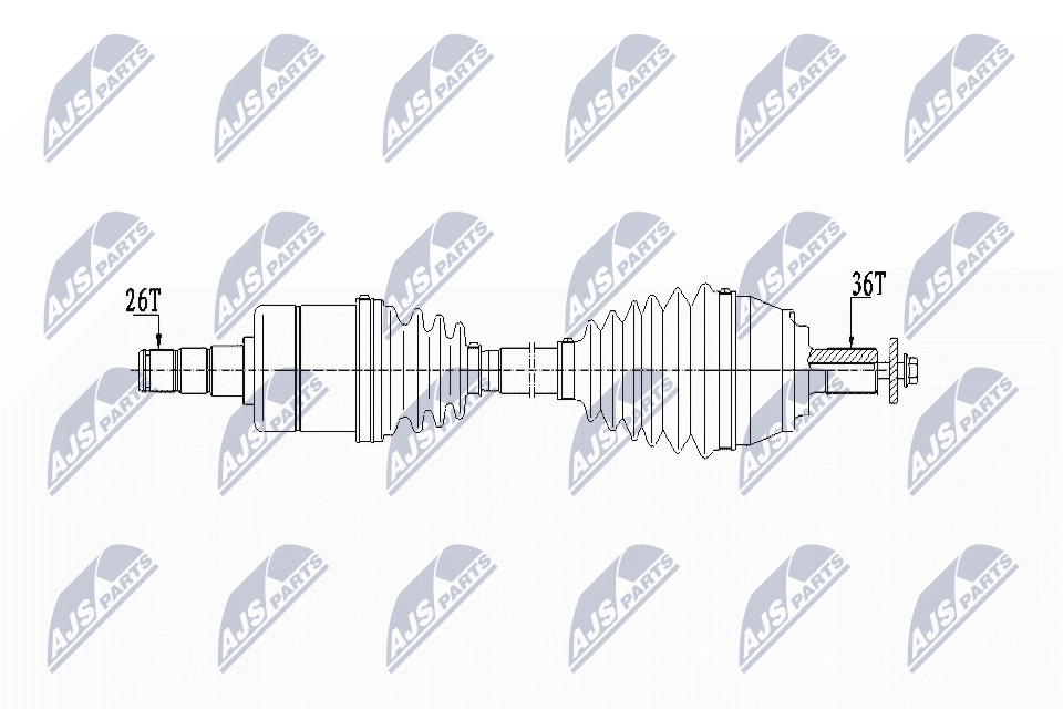Wał napędowy NTY NPW-VV-131