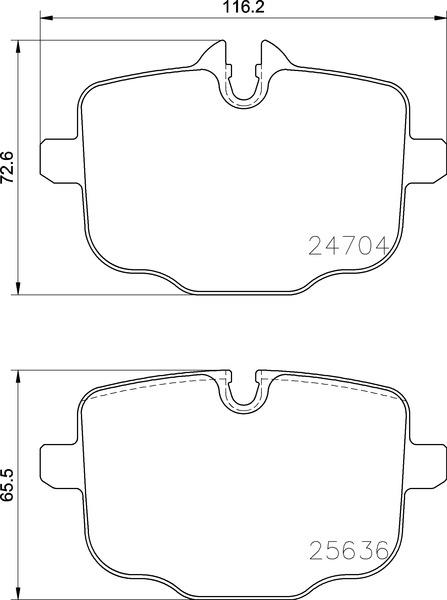 Klocki hamulcowe BREMBO P 06 101