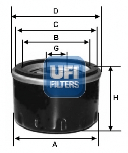 Filtr oleju UFI 23.594.00