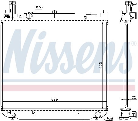Chłodnica NISSENS 64649A