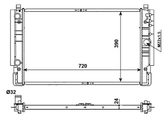 Chłodnica NRF 509515