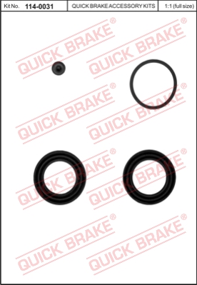 Zestaw naprawczy zacisku hamulcowego QUICK BRAKE 114-0031