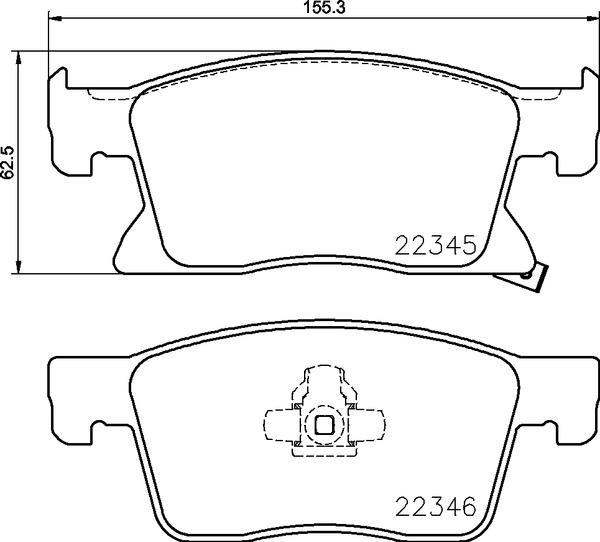 Klocki hamulcowe BREMBO P 59 091