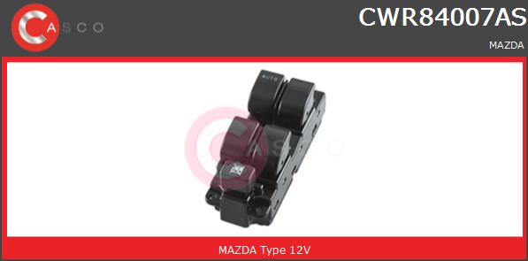 Przełącznik podnośnika szyby CASCO CWR84007AS