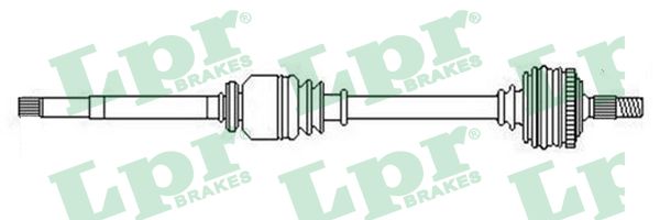 Półoś napędowa LPR DS52221